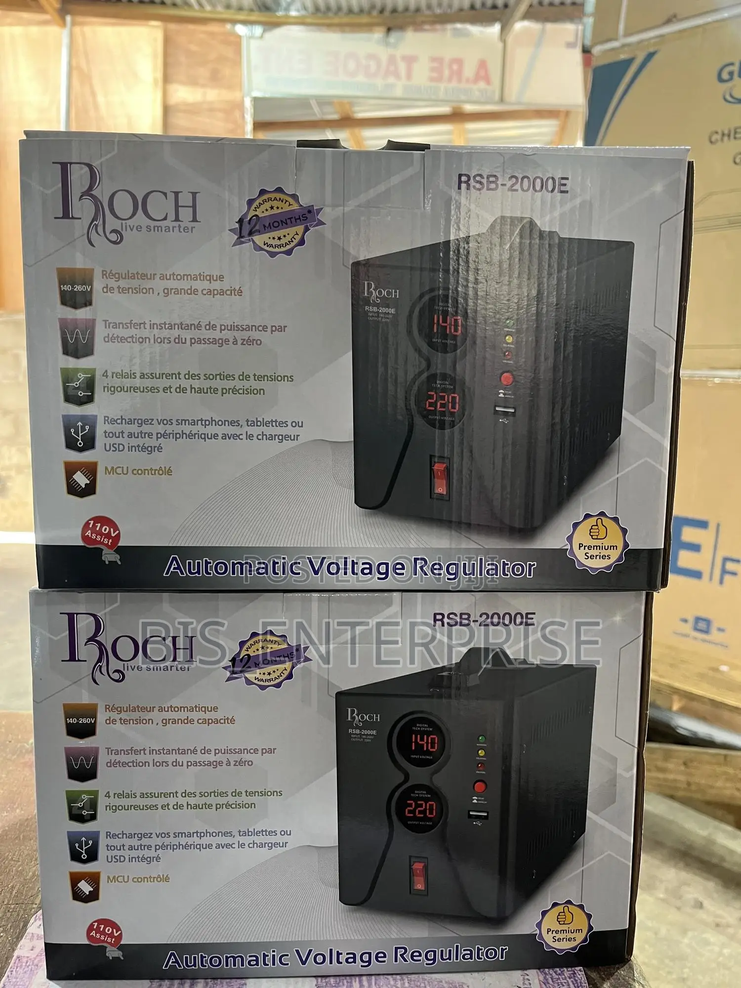 Roch Stabilizer 2000va Automatic Voltage Regulator