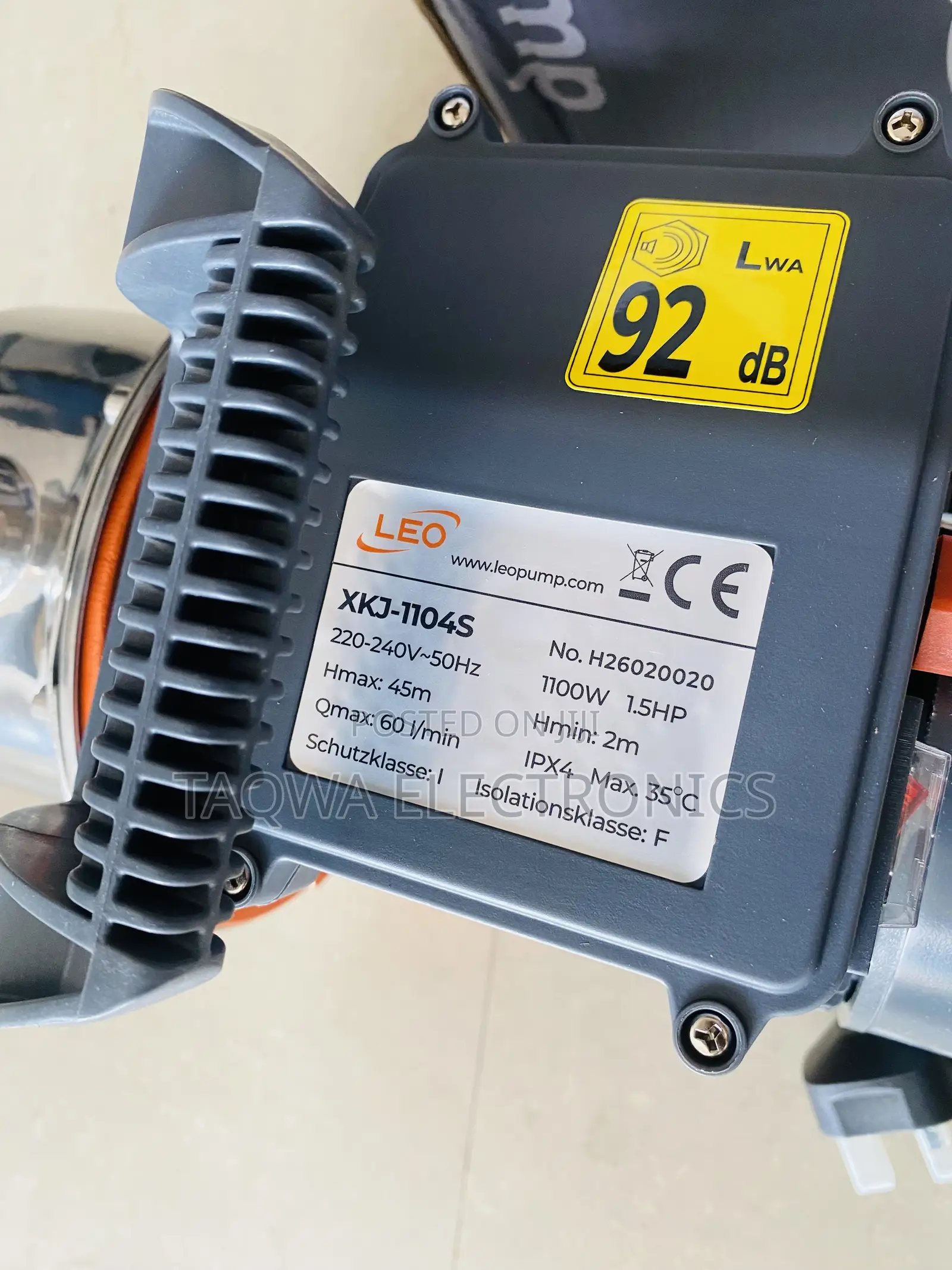 Anti-rust Leo Surface Pump 1.5hp