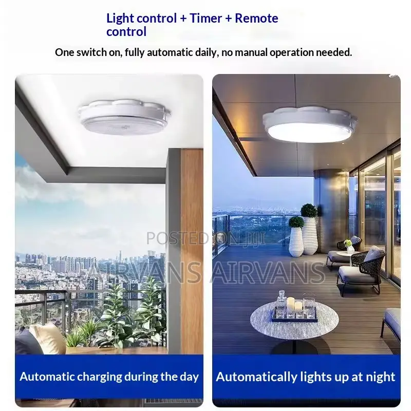 Solar Outdoor Indoor Ceiling Light (300w)