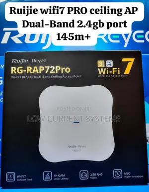 Ruijie Wifi 7 Pro Ceiling Ap 145m+ Access Point Dual Band Be5040