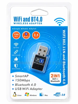 Mini Usb Wifi Bluetooth 4.0 Adapter 150mbps – Fast