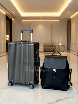 Suitcase and Backpack