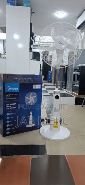 Promo Rechargeable Fans Midea Original More Hours New