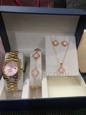 Pink Ladies Jewellery Set