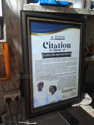 Citation Design, Printing Framing