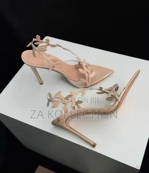 Flowered Shaped Ladies Heel
