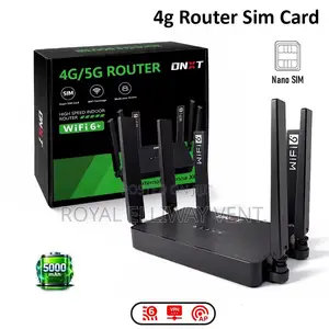 Rechargeable Wifi 6+ 4g Sim Universal Router (All Networks)