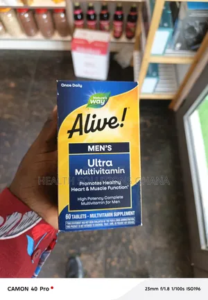 Alive Men for Daily Energy Complete Nutritional Support