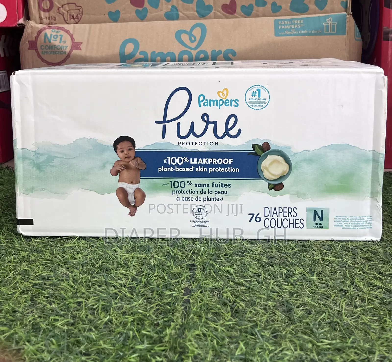 Pampers - Pure Protection Diapers Newborn/Size 0