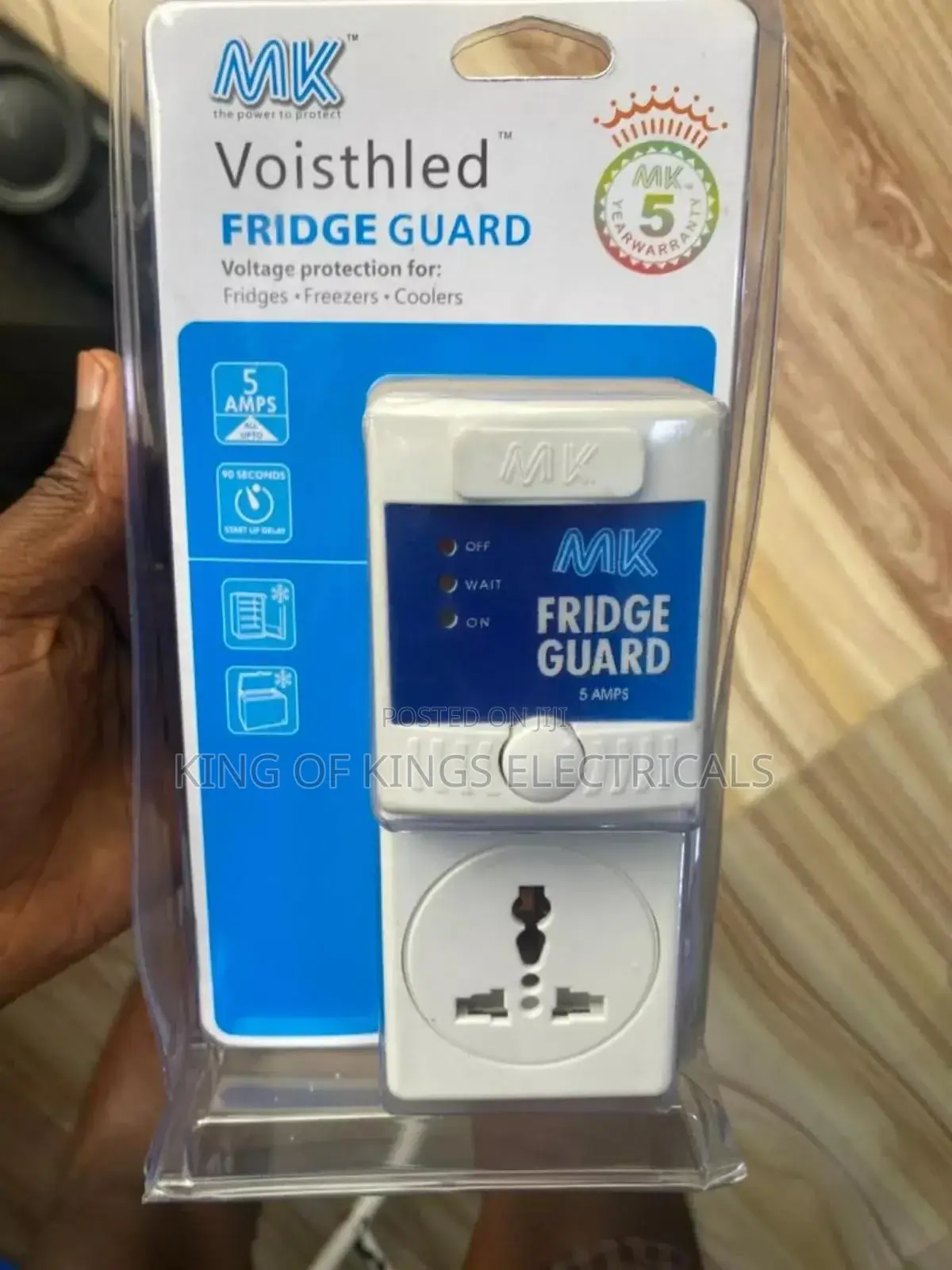 M.K Fridge Guard –Reliable Voltage Protector for Fridges Appliances
