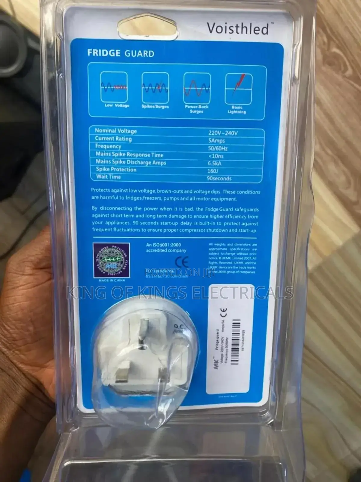 M.K Fridge Guard –Reliable Voltage Protector for Fridges Appliances