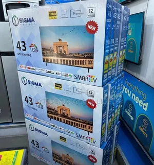 43" Sigma Full Hd Smart Android Led Tv| Bluetooth|Ultra Slim|Frameless