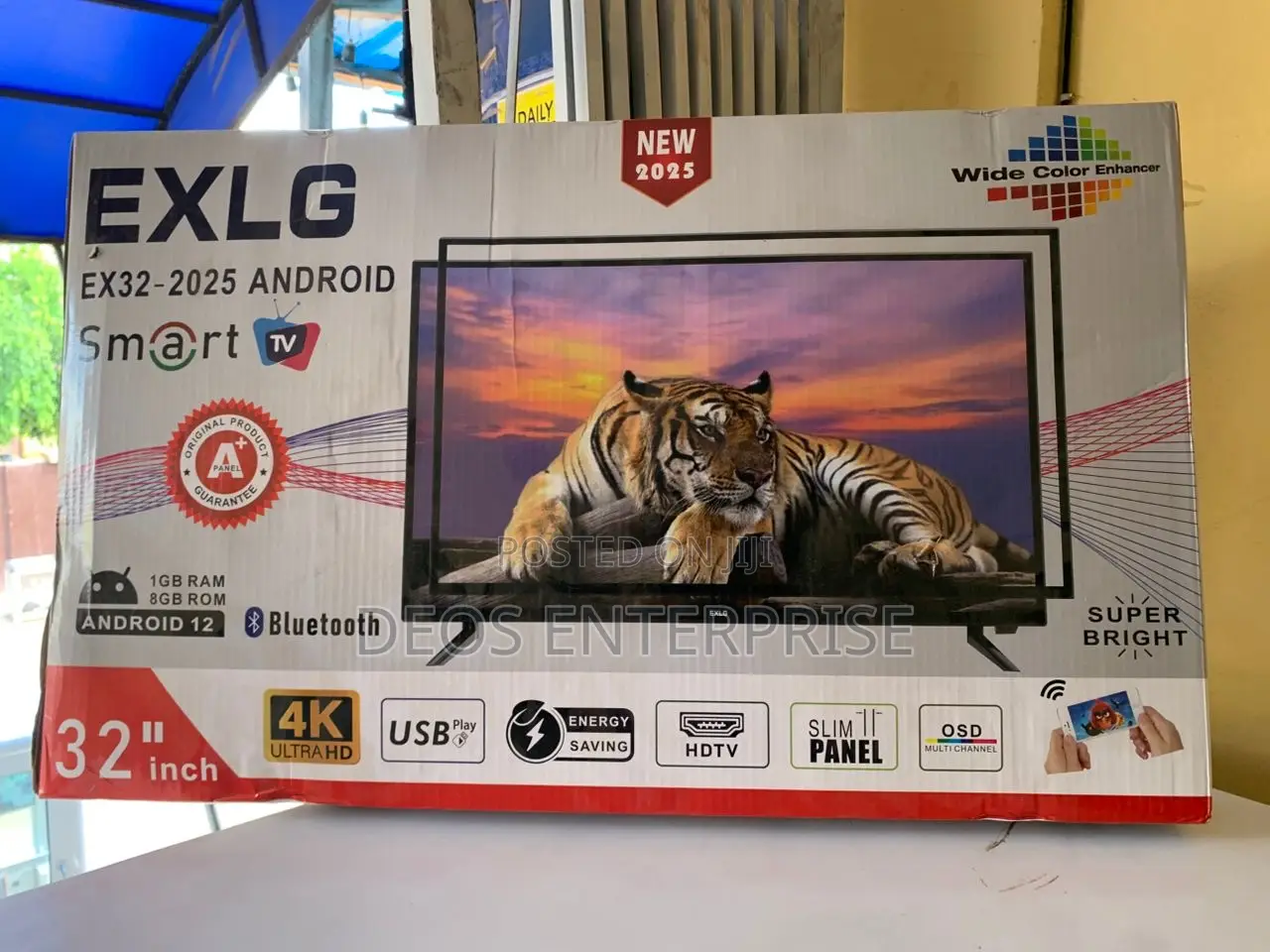 Exlg 2025: 32-Inch Smart Android Tv With Ultra Hd