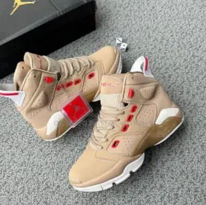 Jordan 6 Rings High-Top (Beige/Red Colorway)