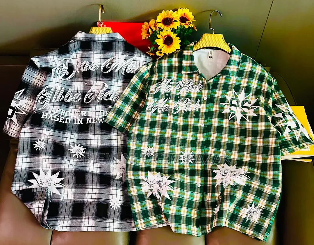 High Quality Check Check Branded Shirts Available in Stock