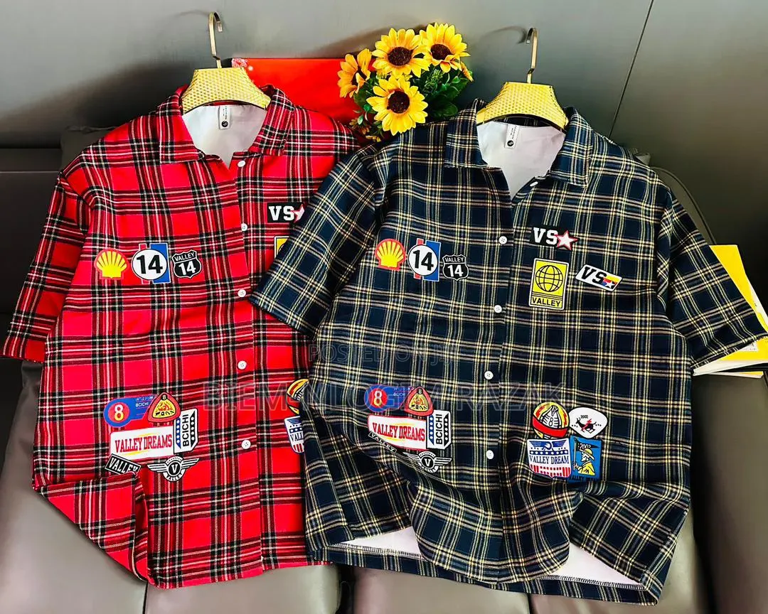 High Quality Check Check Branded Shirts Available in Stock