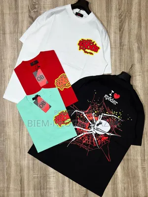 Quality Essentials Fear of God N Spider Web T-Shirts Available in Stoc