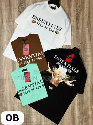 Quality Essentials Fear of God N Spider Web T-Shirts Available in Stoc