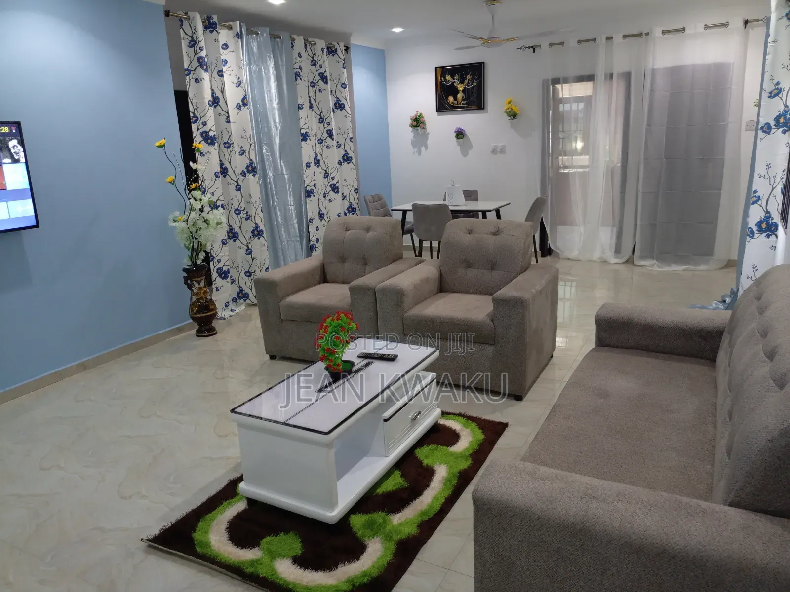 Furnished 2bdrm Apartment in Akweteyman, Market for rent