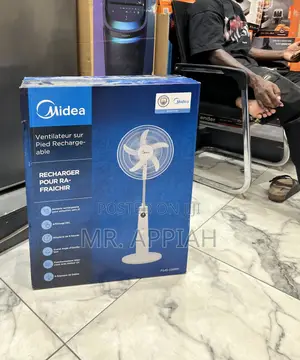Choose Premium Midea Electric Rechargeable Standing Fan