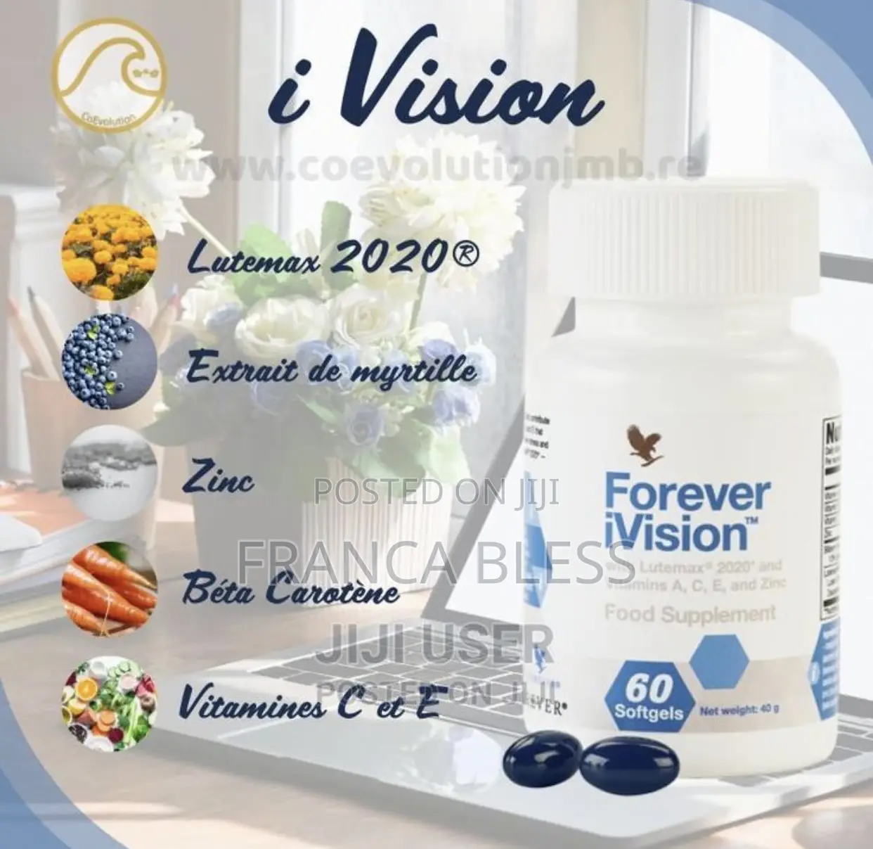 Eye Supplement Gels Forever Ivision