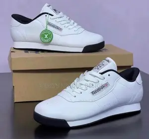 All-White Powerstep Sneakers by Reebok