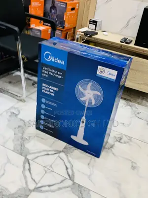 Choose Original Midea 18-Inch Rechargeable Standing Fan
