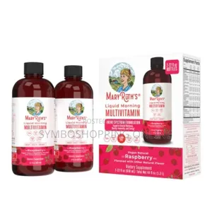 Maryruth's Liquid Morning Multivitamin, Raspberry, 2 Bottles (350gh Ea