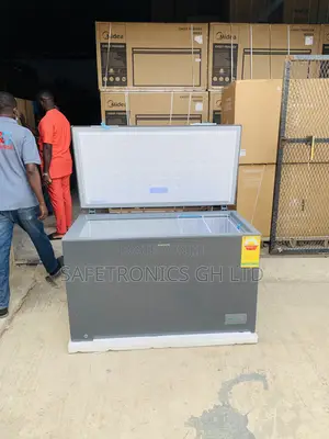 Top Class Samsung 371l Chest Freezer (Model Ri70f37v1gagh) Grey