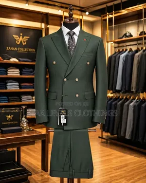 Elegant Gray Double Breasted Suit for Men in All Sizes