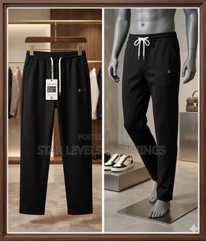 Black Joggers Available in All Sizes