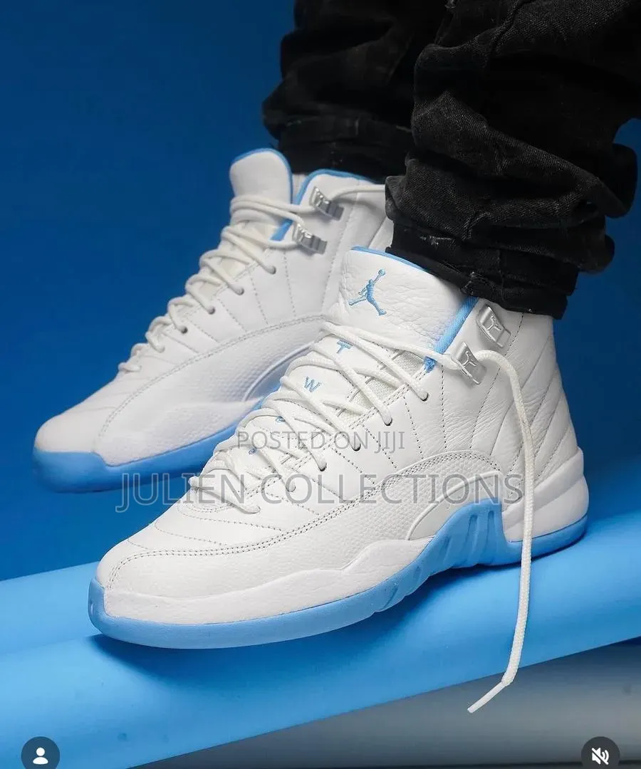 Jordan Retro 12 Jump Man Sea Blue White
