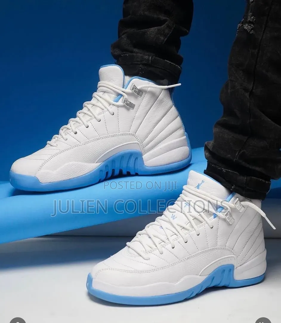Jordan Retro 12 Jump Man Sea Blue White