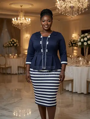 Navy Grace Two-Piece Set