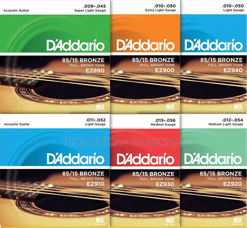 Electric Acoustic Guitar Strings Set