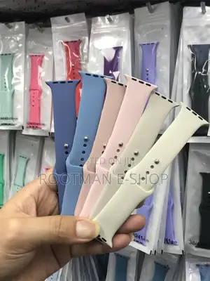 Silicone Strap for Apple Watch Band 42mm to 46mm Sport