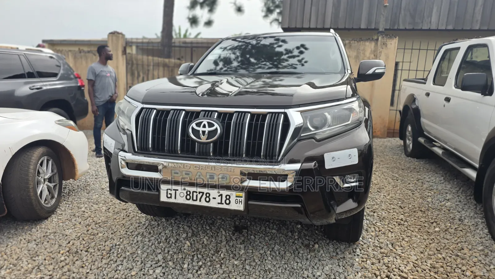Toyota Land Cruiser Prado 3.0 190hp 2018 Burgundy