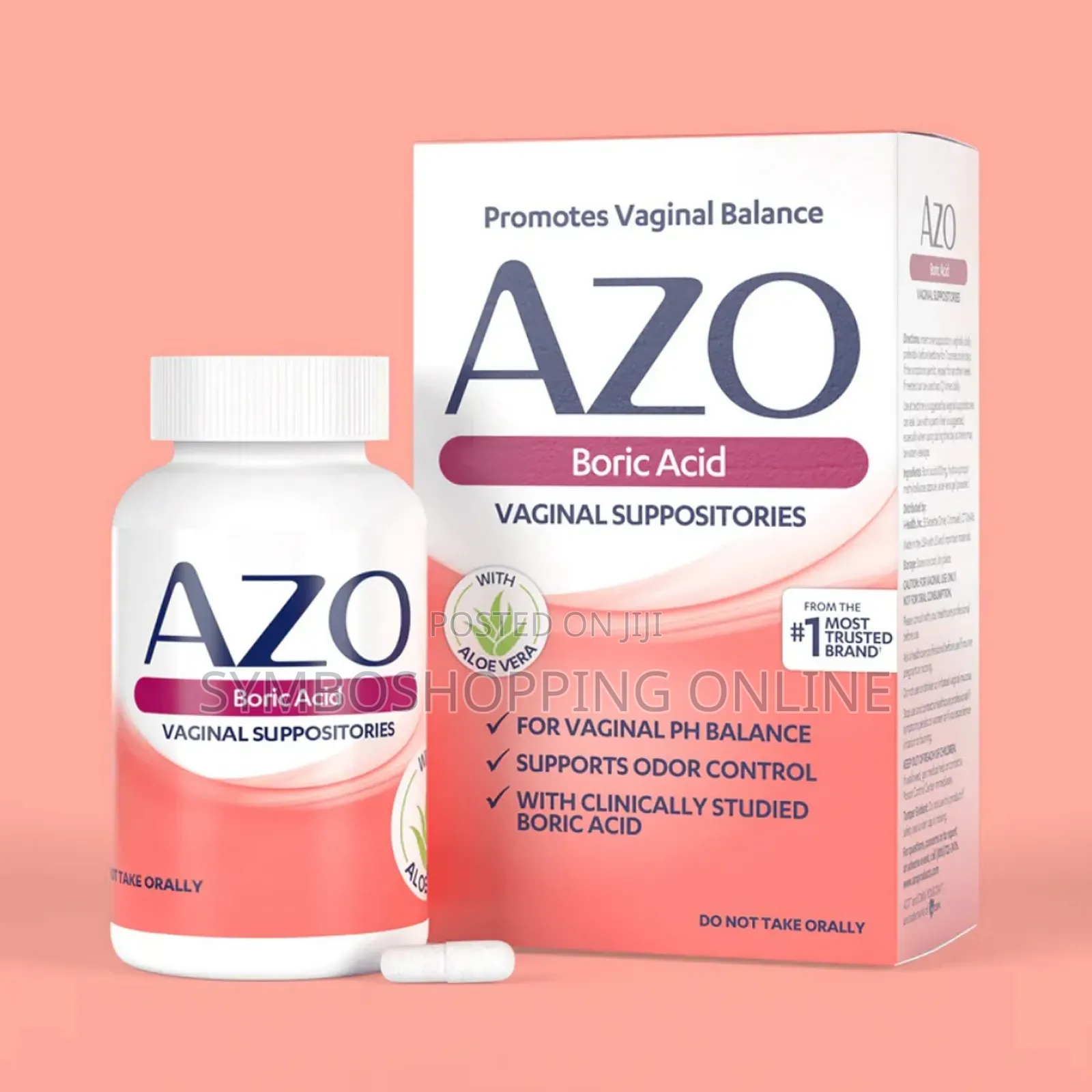 Azo Boric Acid Viginal Suppositories