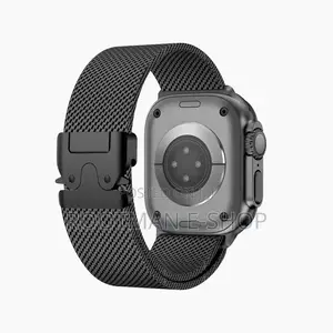 Black Milanese Loop 2.0 Apple Watchband (42/44/45/46/49mm