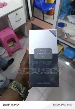 New Infinix Note Edge 256 GB Black