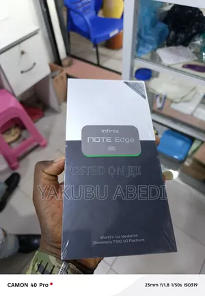 New Infinix Note Edge 256 GB Black