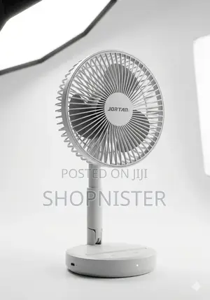 Brand New Jortan Foldable Rechargeable Standing/Table Fan