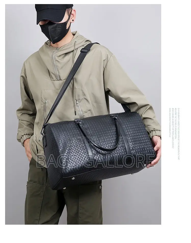 Big Size Leather Duffle Bag