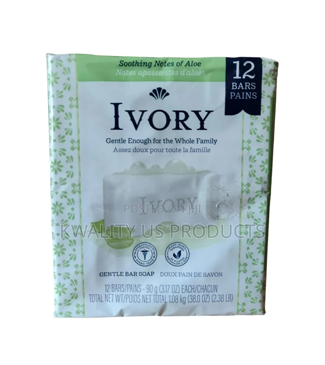 Ivory Gentle Bar Soap - 12 Pack