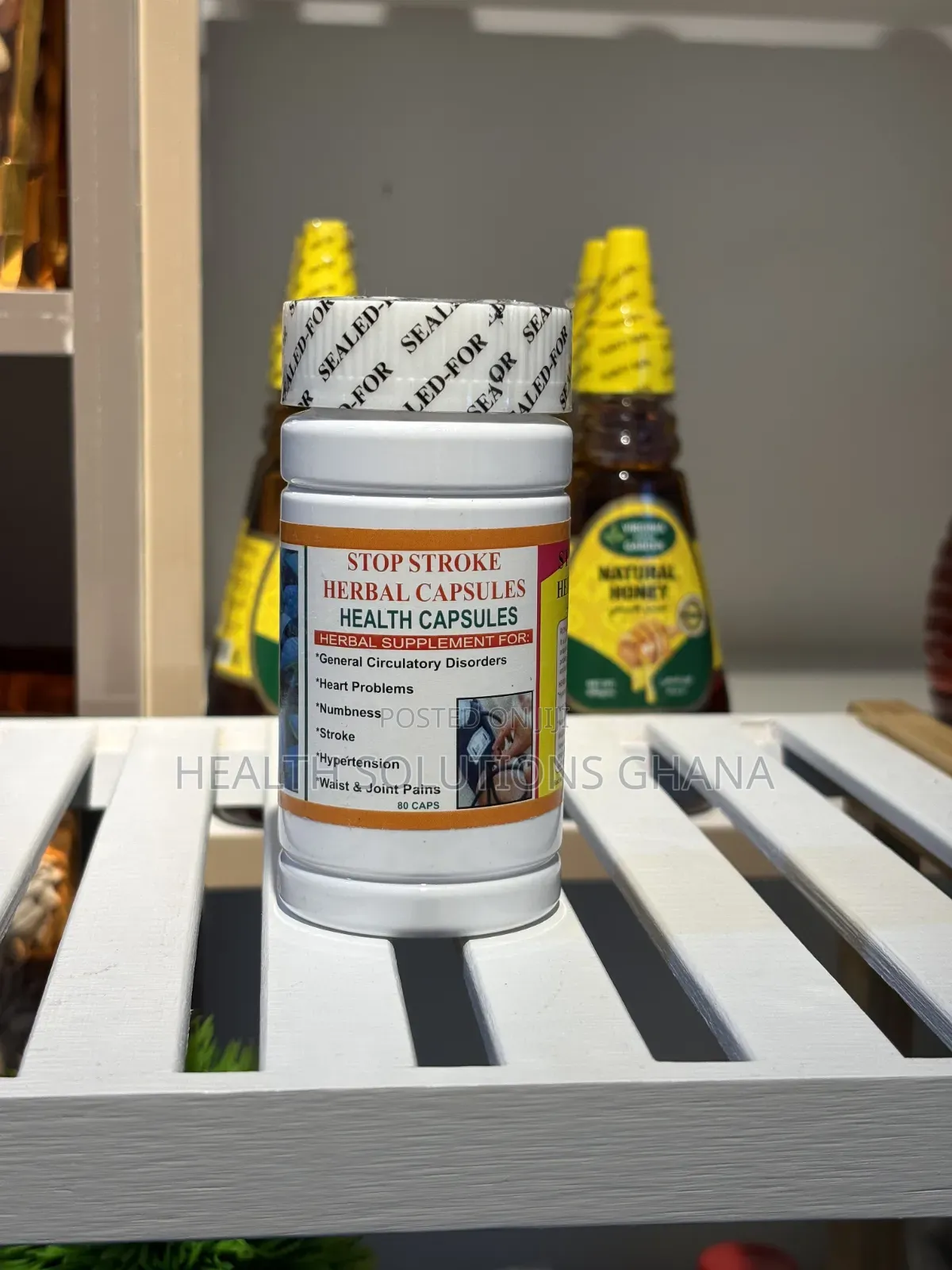 Stop Stroke Herbal Capsules for Circulation Brain Health Support