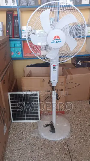 Solar Powered Rechargeable Standing Fan