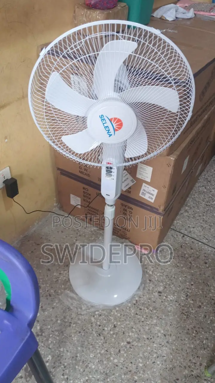 Solar Powered Rechargeable Standing Fan