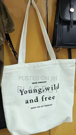 Durable Organic Cotton Shopping Tote Bag