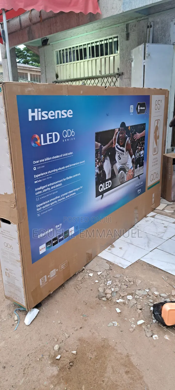 Superb Hisense 85" Class Qled From America Uhd Smart Qd6