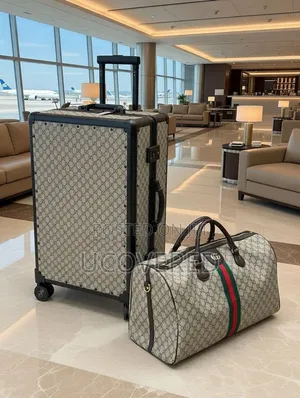 Gucci Travel Set Savoy Duffle Bag + Suitcase 20inch